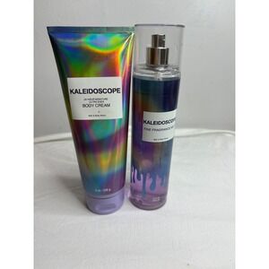 Bath and Body Works Kaleidoscope Body Cream and Fine Fragrance Mist Set